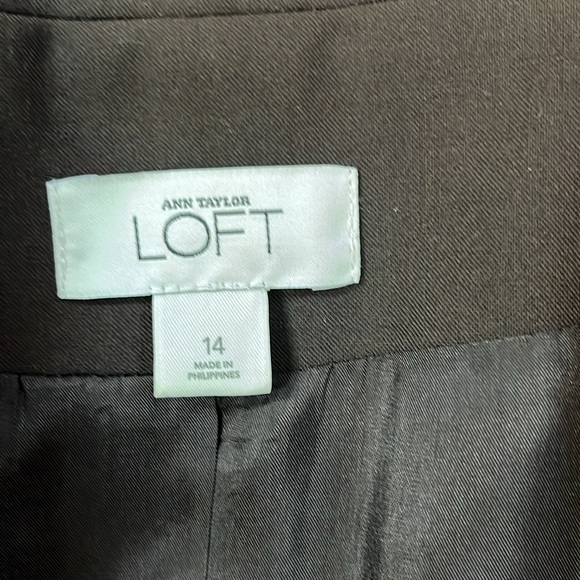 Loft, Brown Women’s Blazer, size 14, vintage boxy blazer - Picture 6 of 6